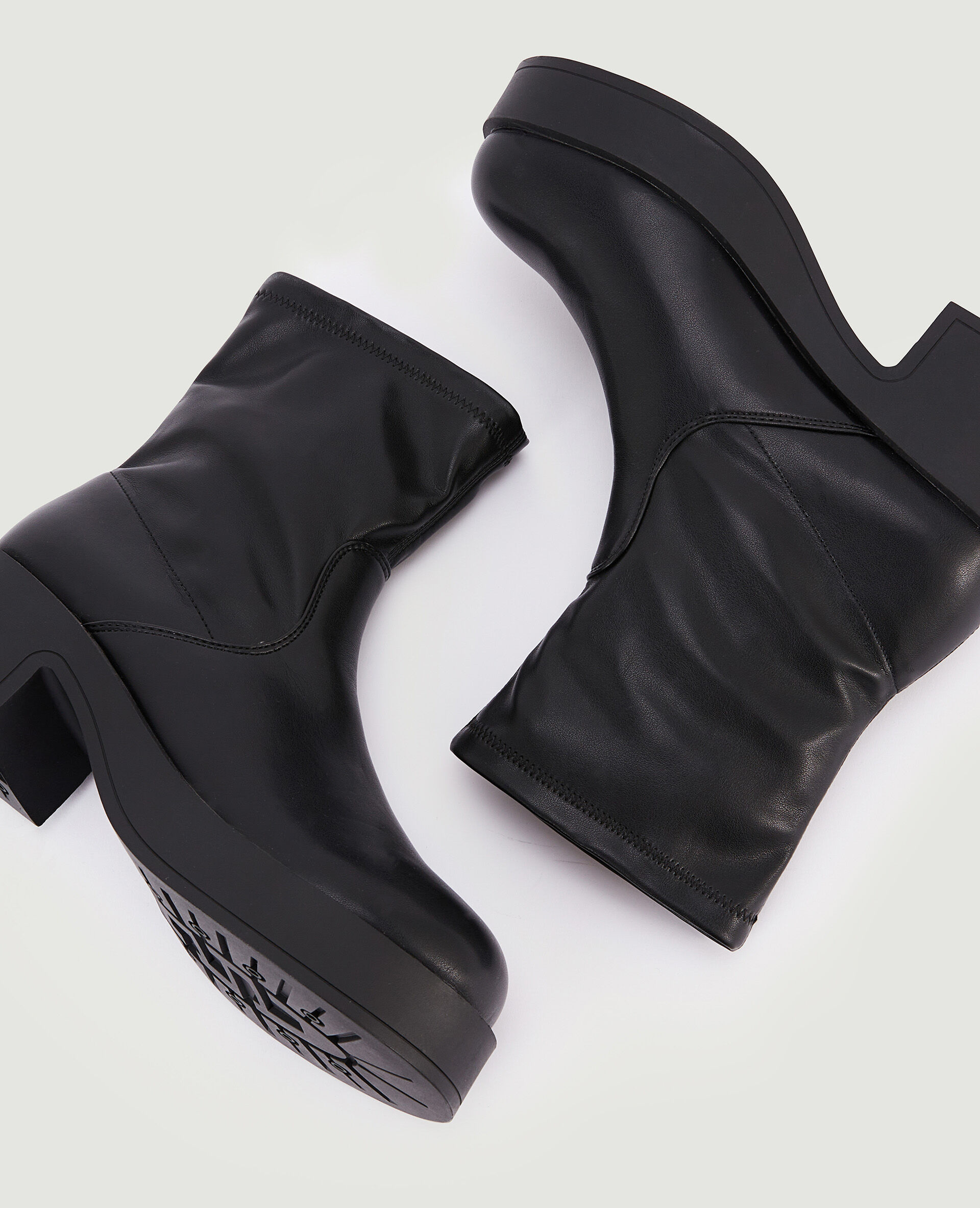 Boots bouts ronds - Noir