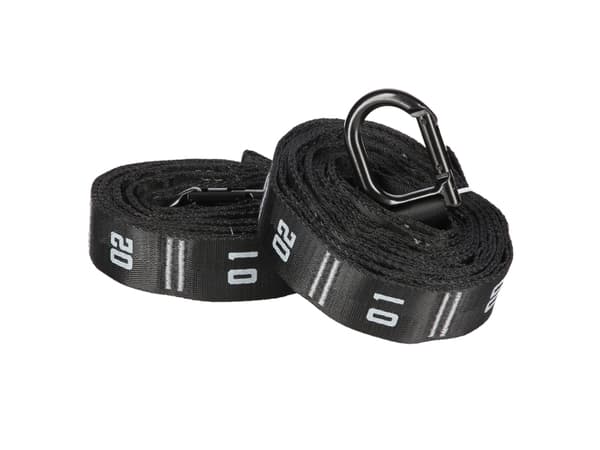 HMS Wooden Gymnastic Rings With Measure Carabiner TX08