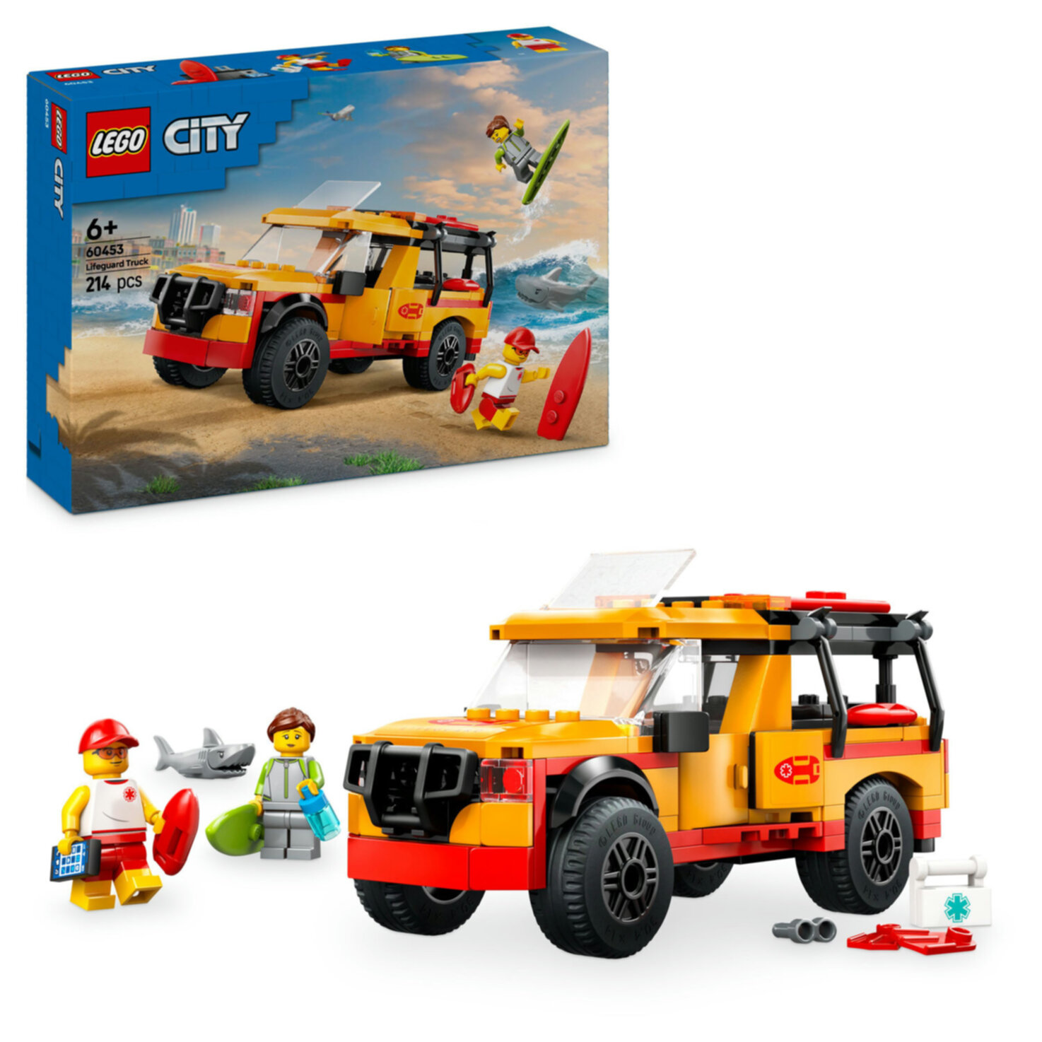 LEGO® City 60453 Einsatzfahrzeug der Rettungsschwimmer ab 6 Jahren