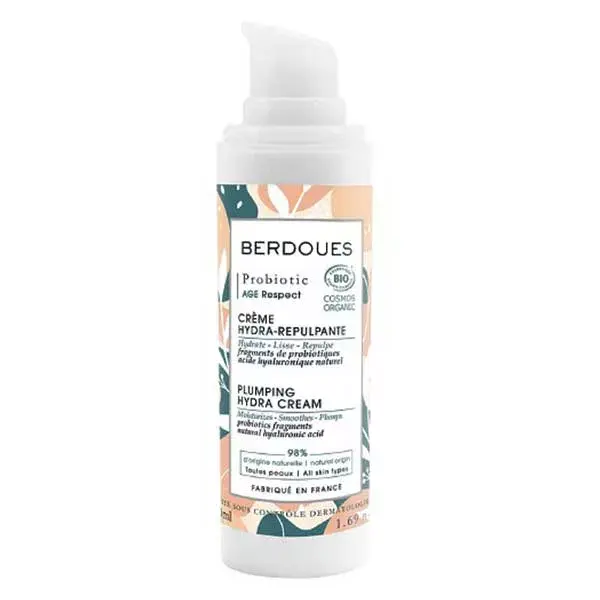 Creme Hidratante e Preenchedor Berdoues Probiotic Age Respect 50ml