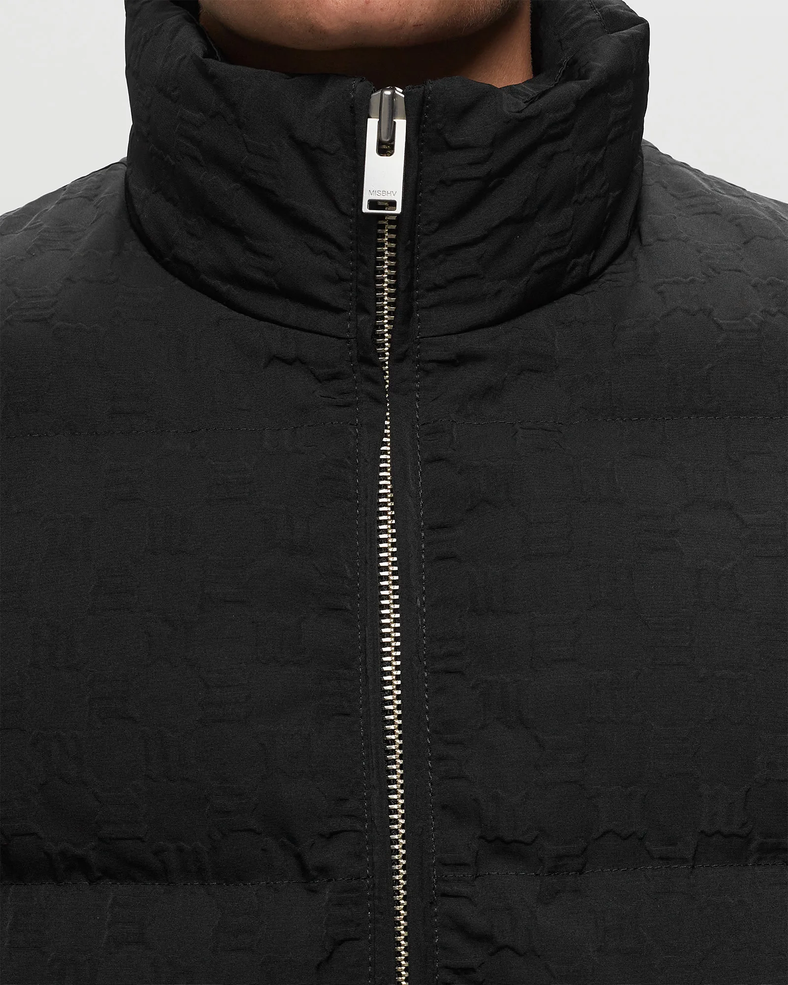 MISBHV MONOGRAM EMBOSSED PUFFER VEST