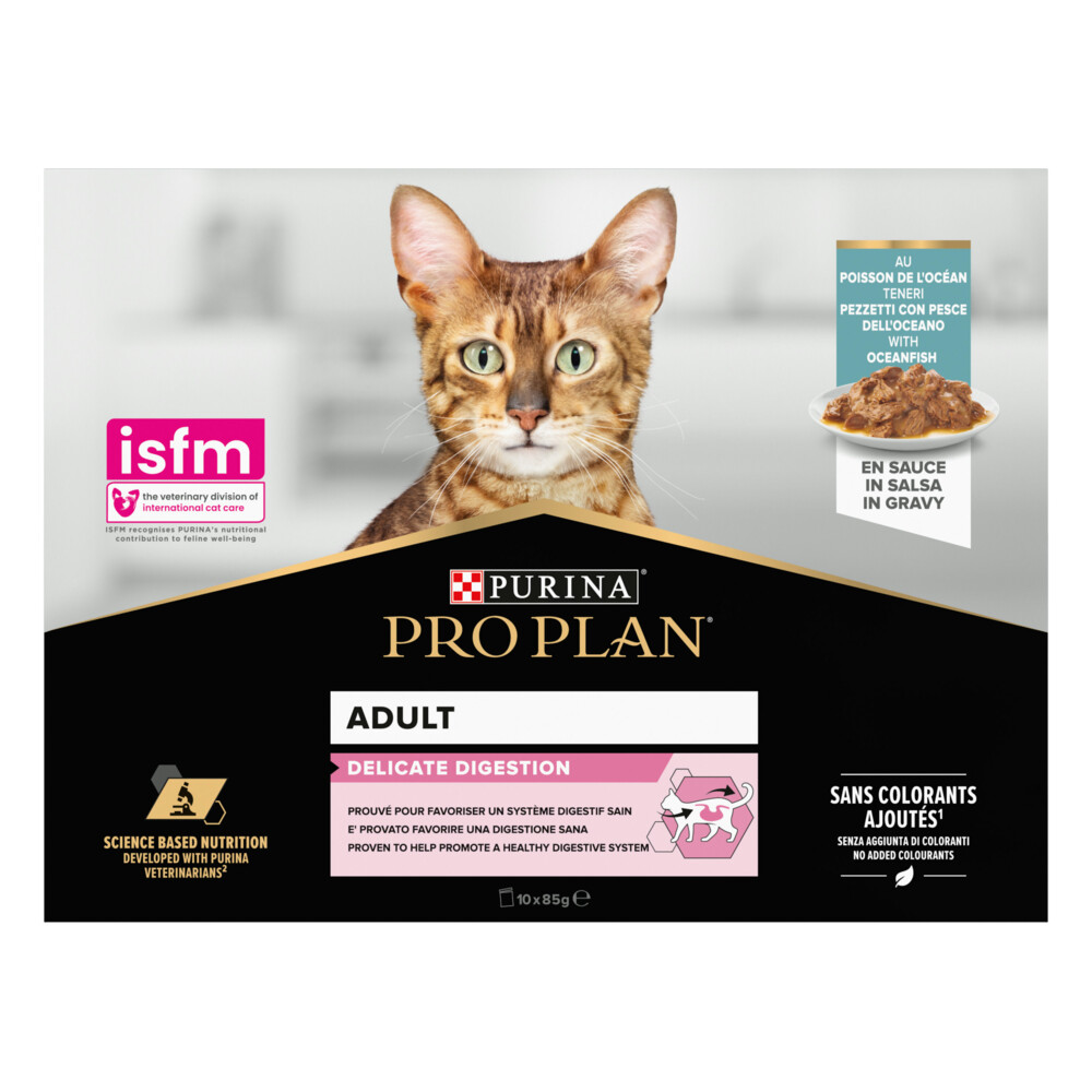 Pro Plan Delicate Nutrisavour Adult Zeevis10 x 85 gr