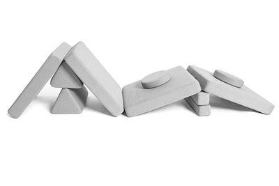 Shappy Play Byggbar Sofa 160x80 cm, Lysegrå