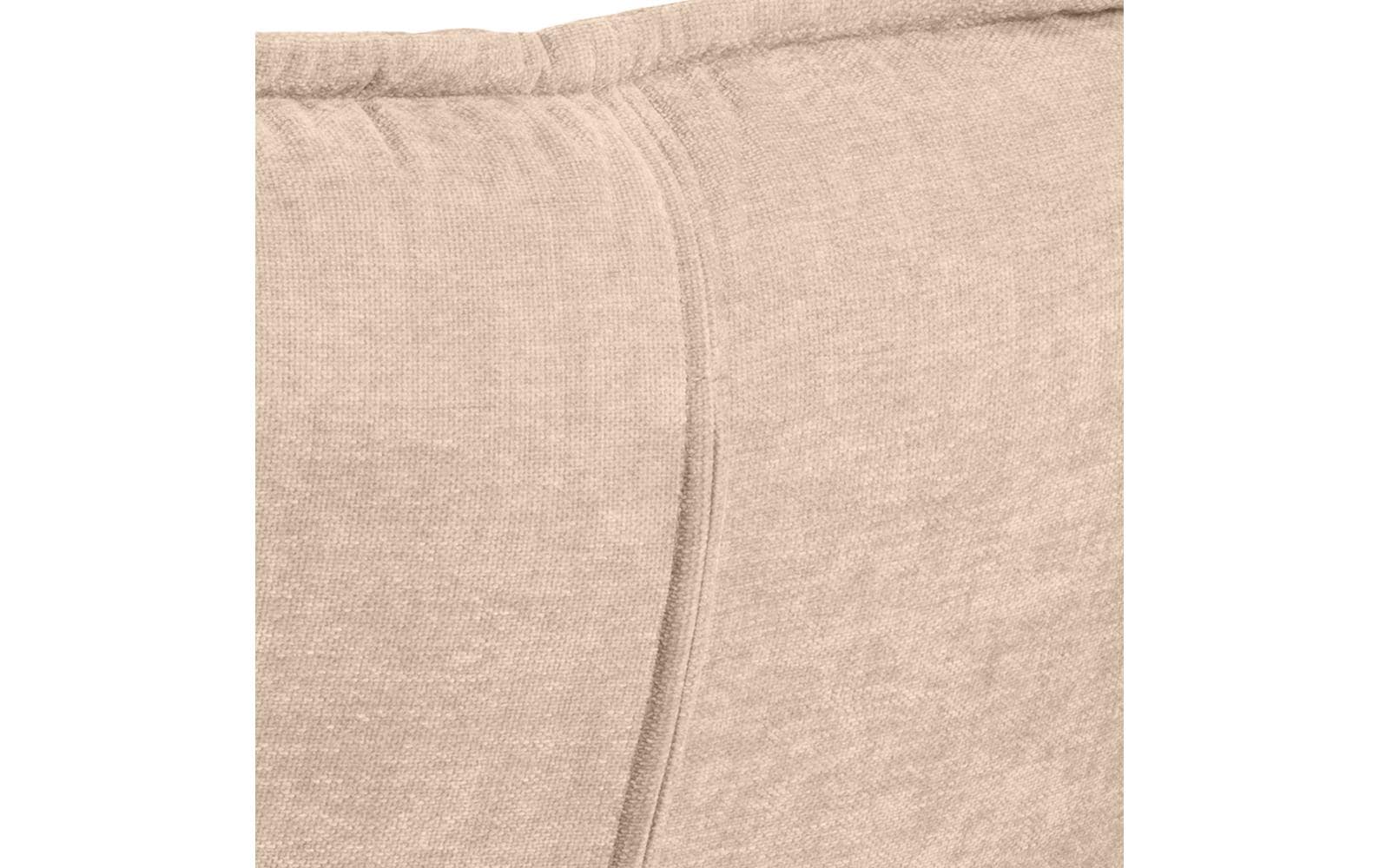 Sessel Blizzard Polyurethan (PU)/Stahl, Beige<br>Loungesessel mit modernen Akzenten