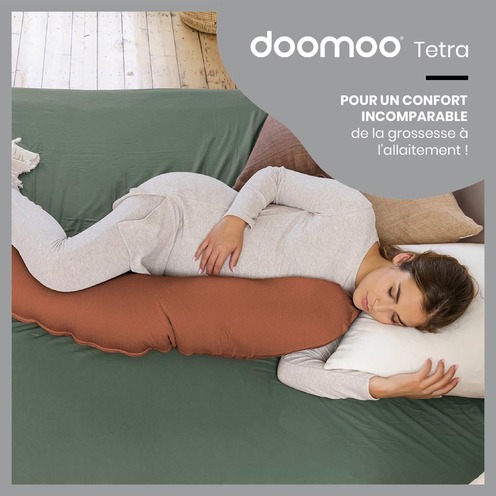Coussin de maternité Doomoo Tetra Terracotta - BABYMOOV