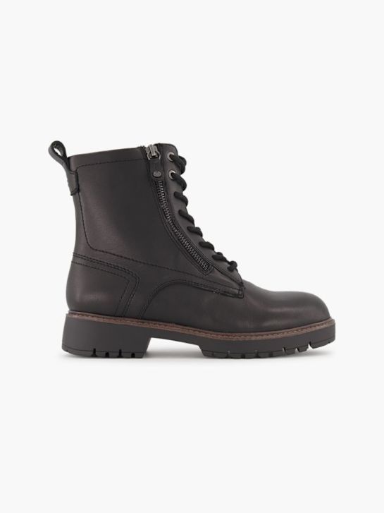 Tamaris Schnür-Stiefelette Schwarz