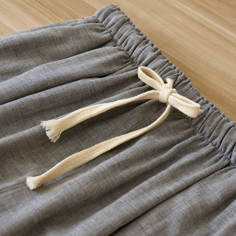 Finlies - Koppel bijpassende harem pyjamabroek met trekkoord in de taille (verschillende ontwerpen)