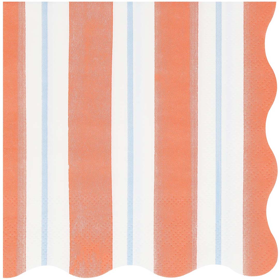 Meri meri servetten preppy stripe - small - 16st