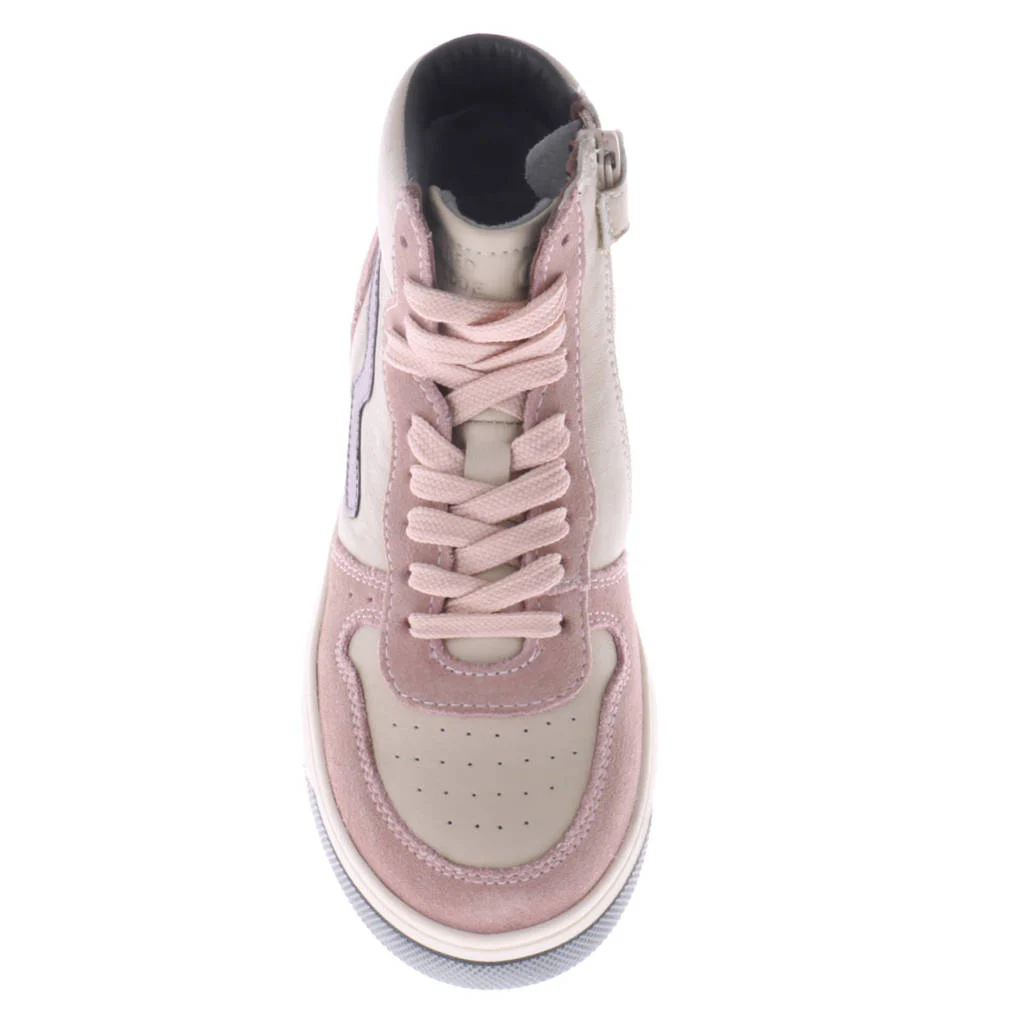 Red Code leren sneakers roze multi