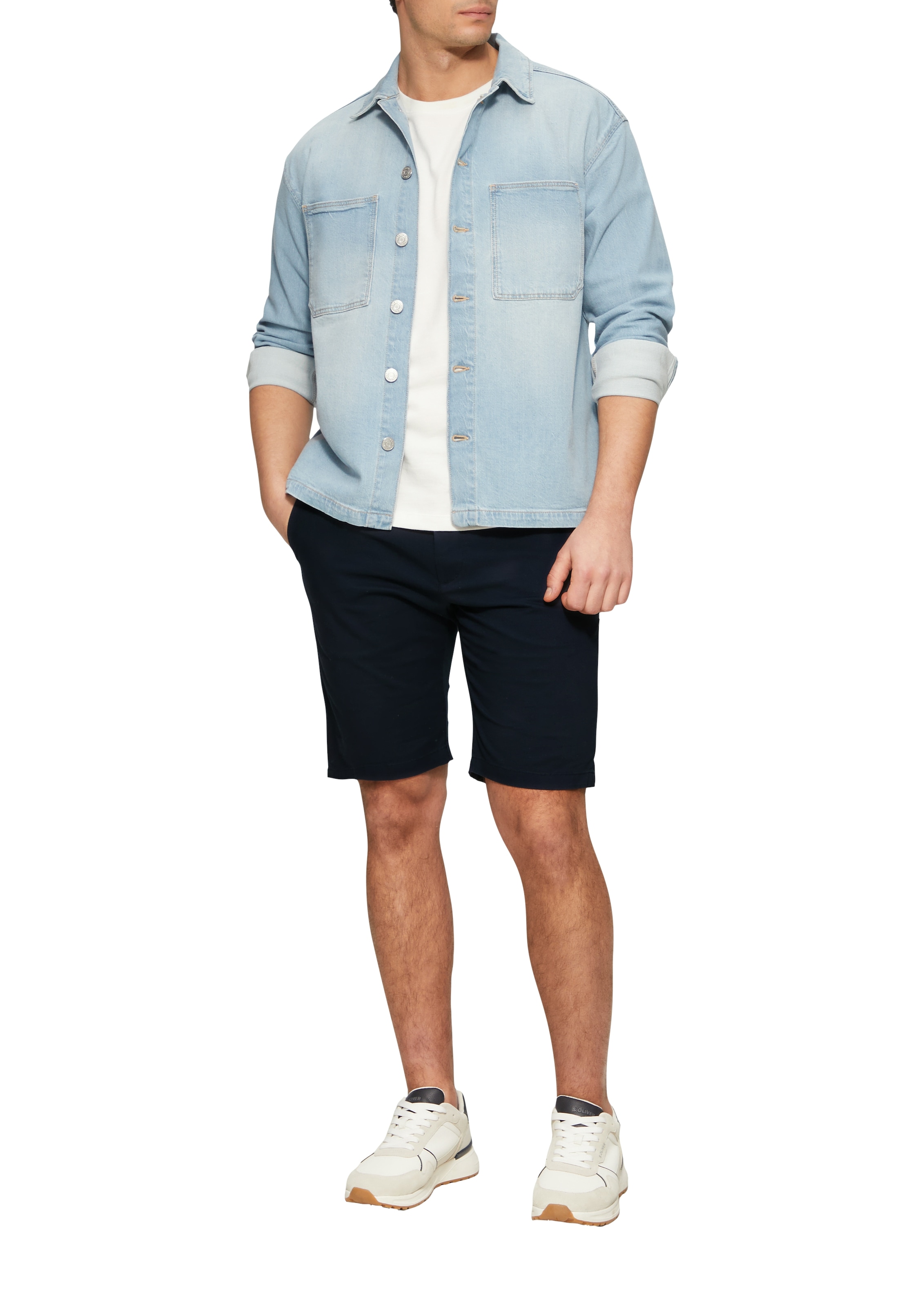 s.Oliver Chinoshorts  Sommerhose mit Waschung