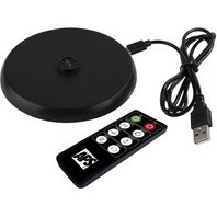 Lampe de bureau rechargeable à LED ANTON, noir