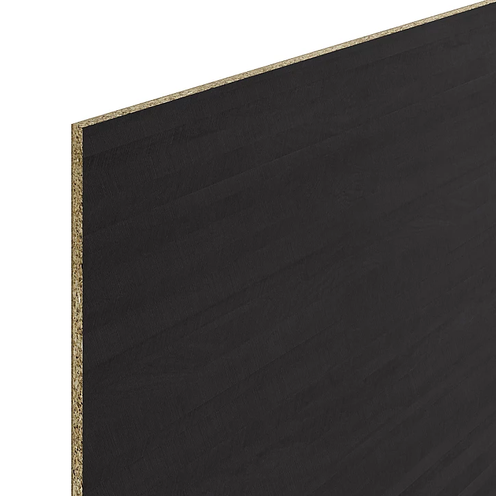 Crédence de cuisine chevron anthracite GoodHome Berberis l. 200 cm x H. 60 cm x Ep. 10 mm
