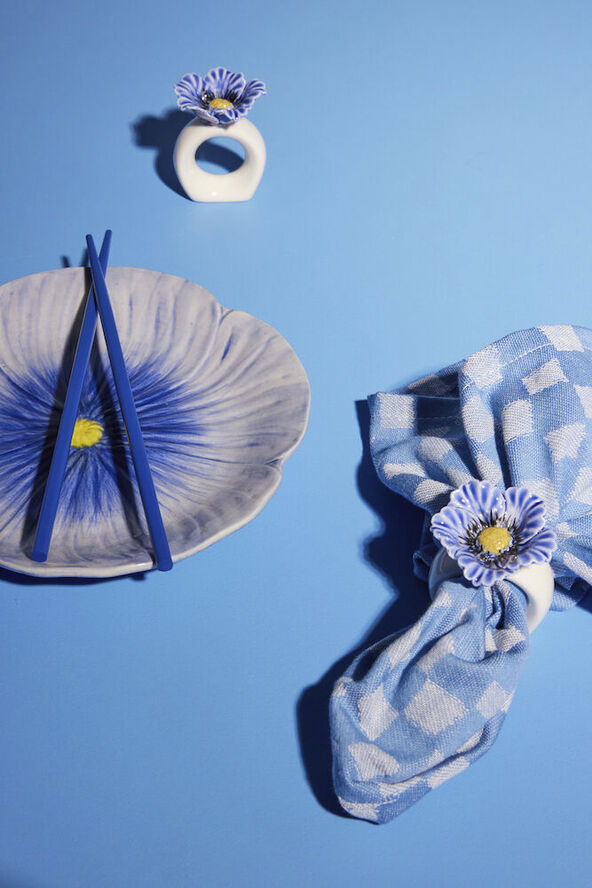 BYON Plate Poppy Blue