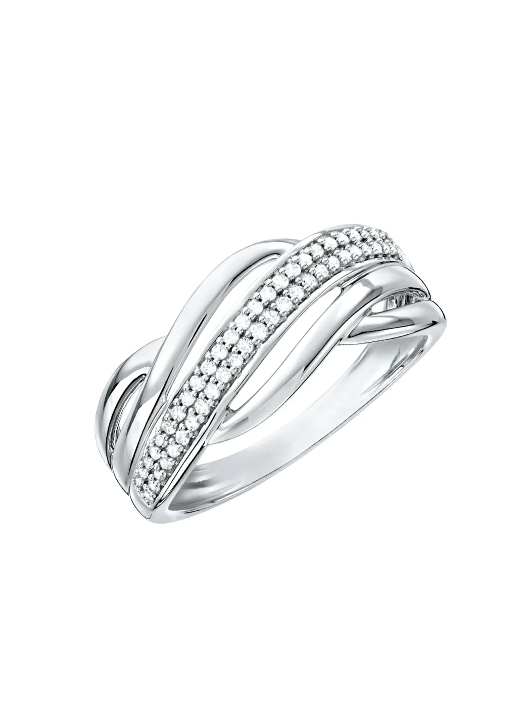 Damenring mit Diamanten