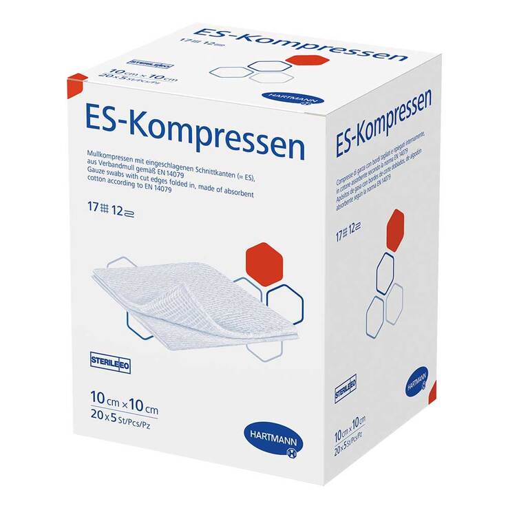 ES-Kompressen steril 10x10 cm Großpackung, 20X5 St