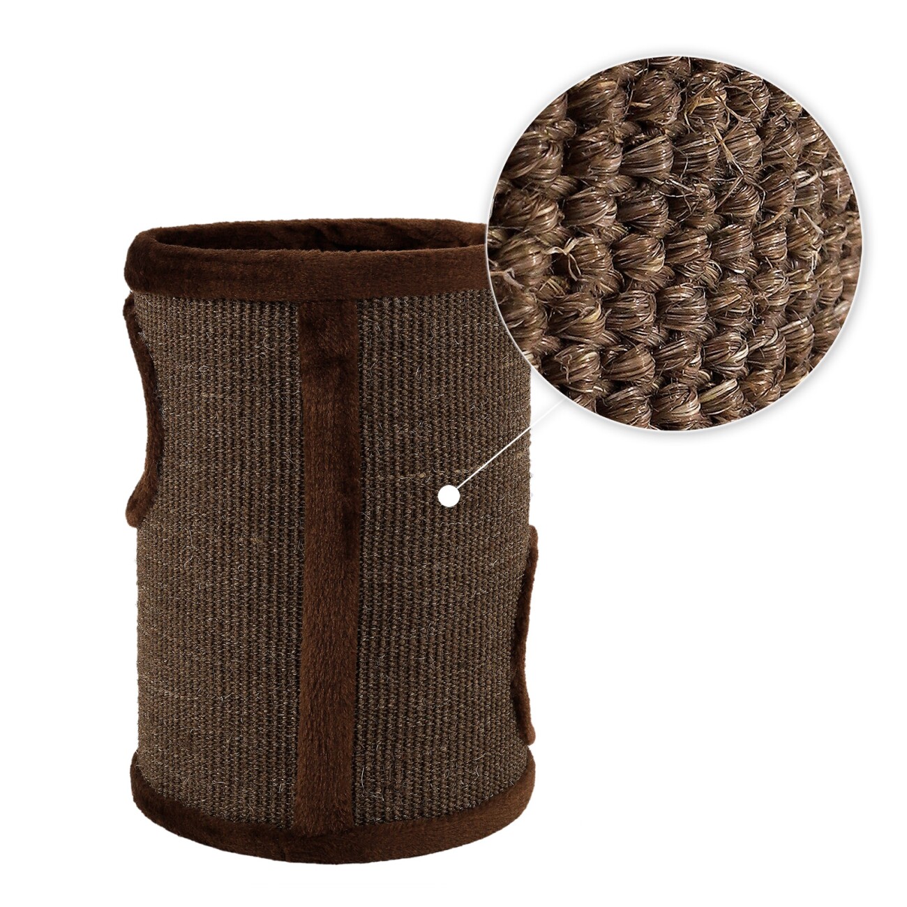 Lionto 50cm Kratztonne mit Sisal braun