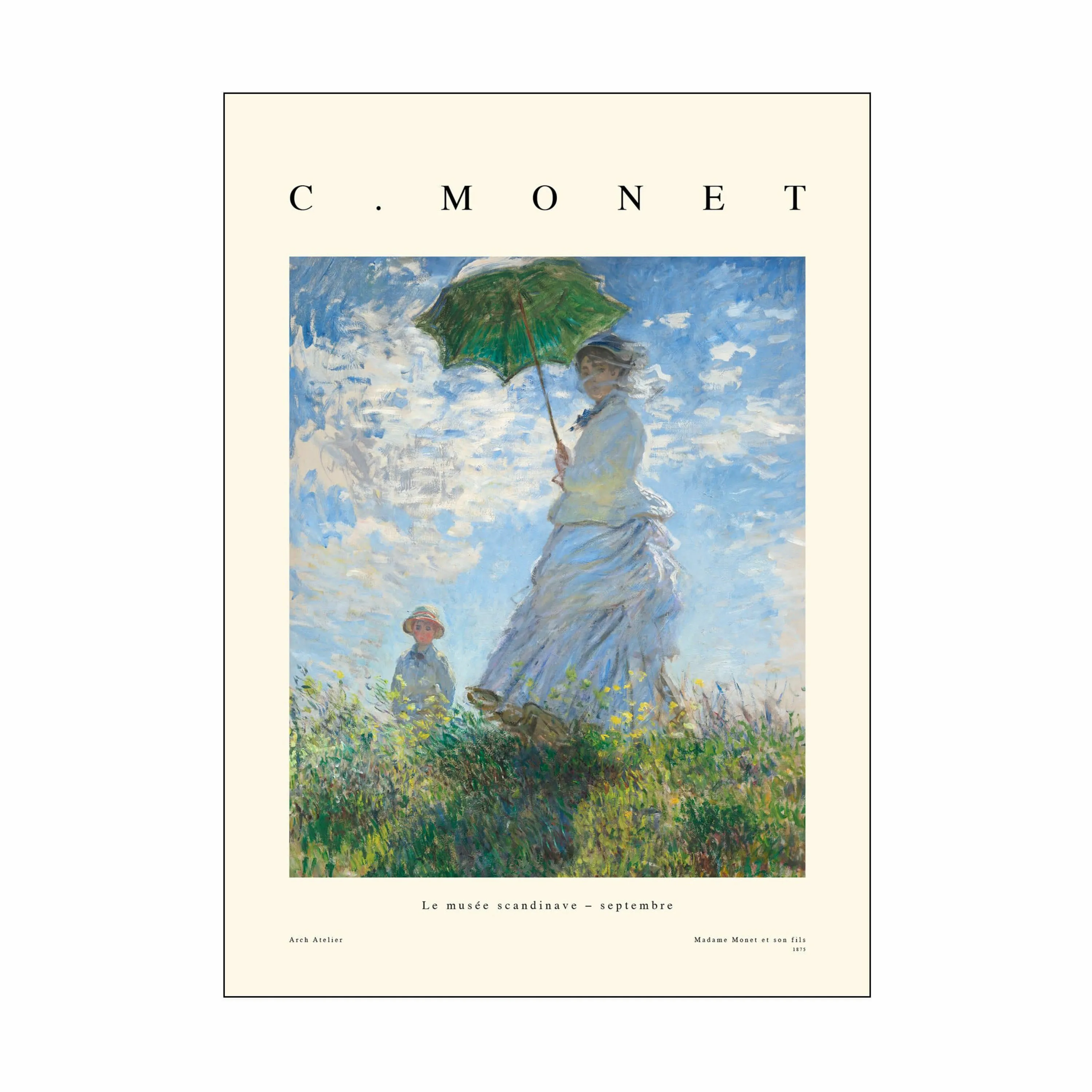 Poster&Frame Plakat - Madame Monet et son fils