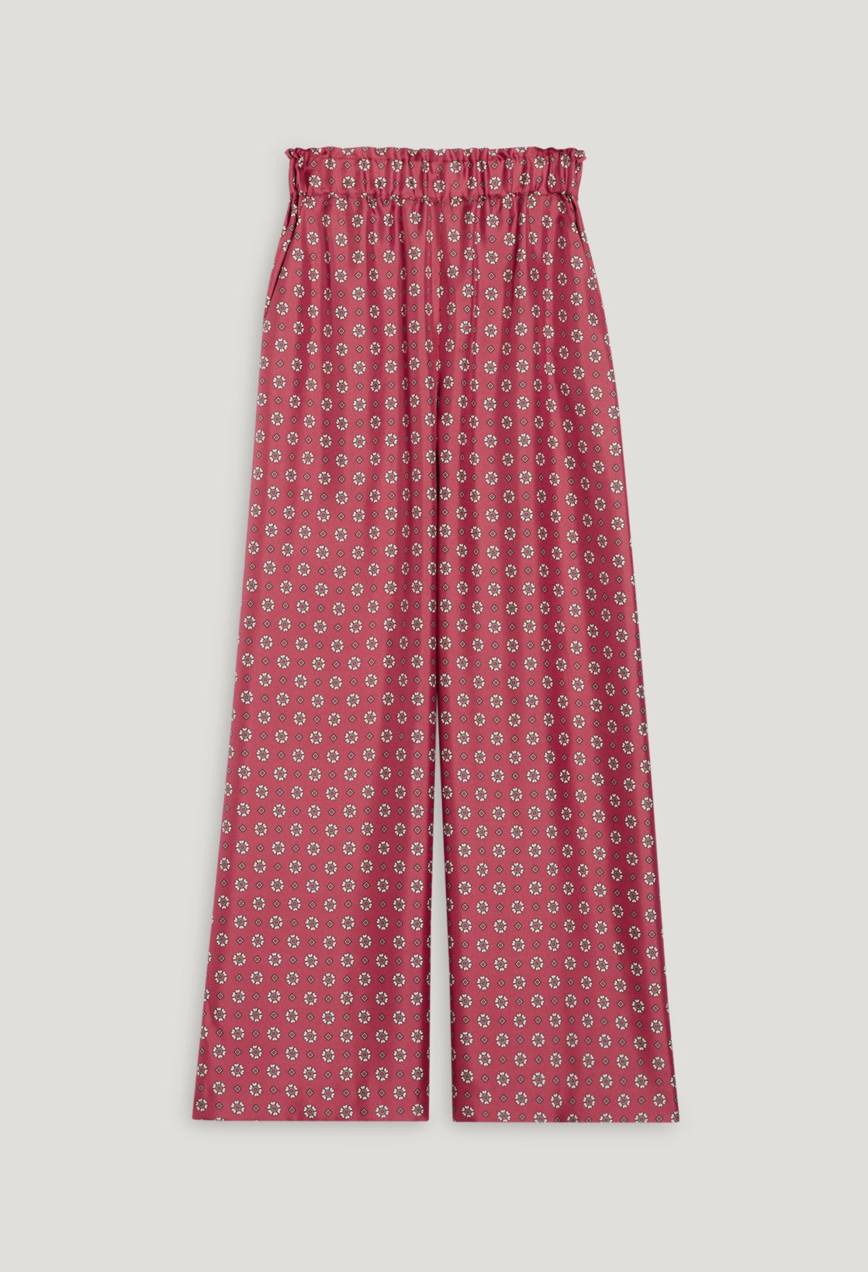Pantalon satine imprime