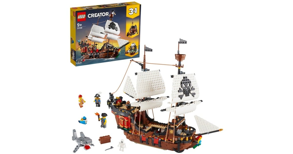 LEGOCreator 3-in-1 - Piratenschip Constructiespeelgoed  (31109)