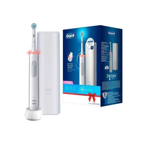 Braun Oral B Pro3 3500 Sensitive Clean Escova de Dentes Elétrica com Estojo