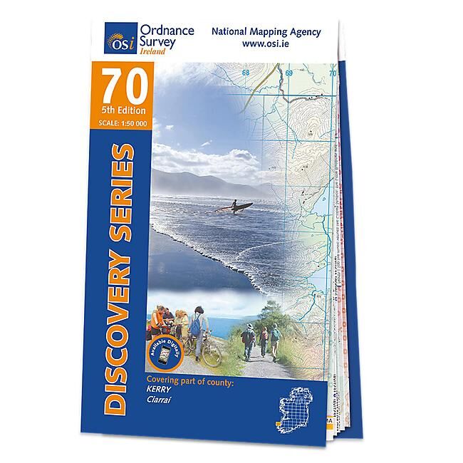 ORDNANCE SURVEY - 70 KERRY IRLANDE 1 50 000