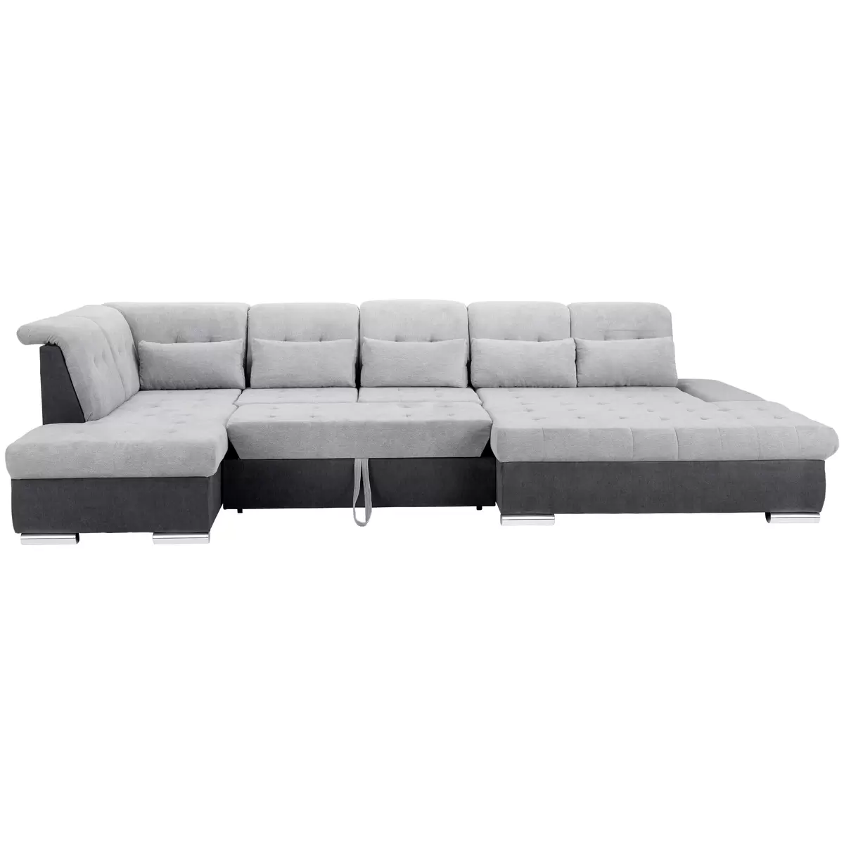 Wohnlandschaft Madera 129 x 285 anthrazit,grau