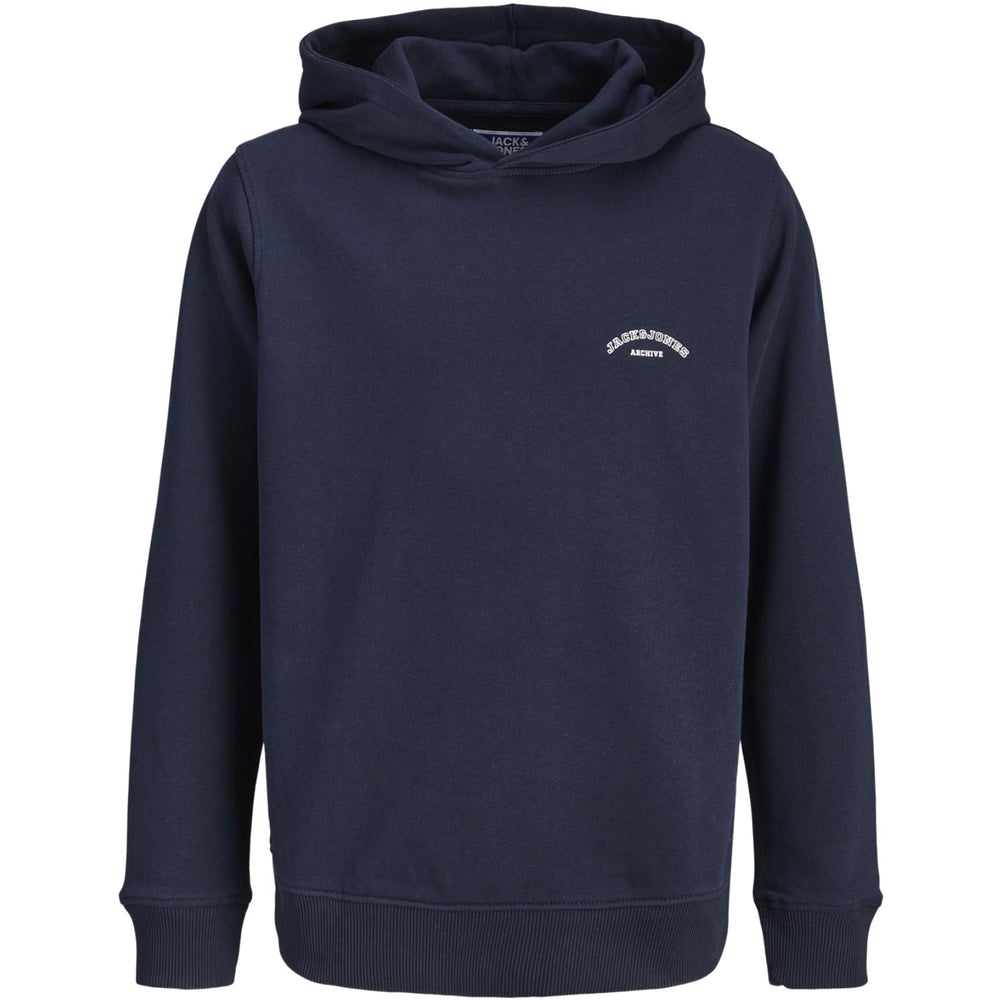Køb Jack & Jones Junior Navy Blazer Jjcollege Logo Sweat Hætte Jnr