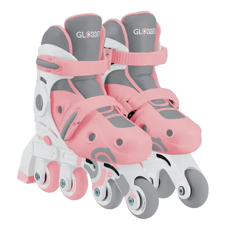 Authentic Sports Globber Learning Skates 2in1 pastellrosa, Gr. 26-29