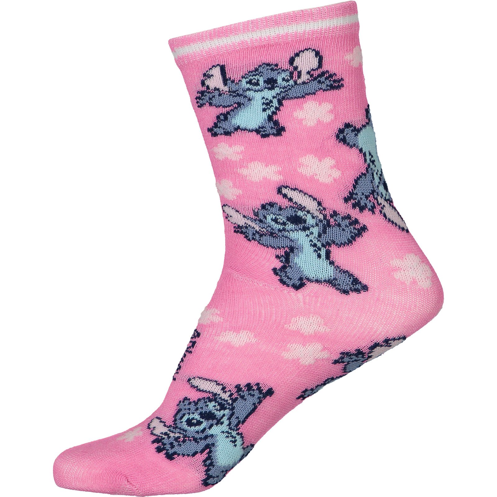 Kinder-Socken Stitch, 3 Paar 27-30, violett