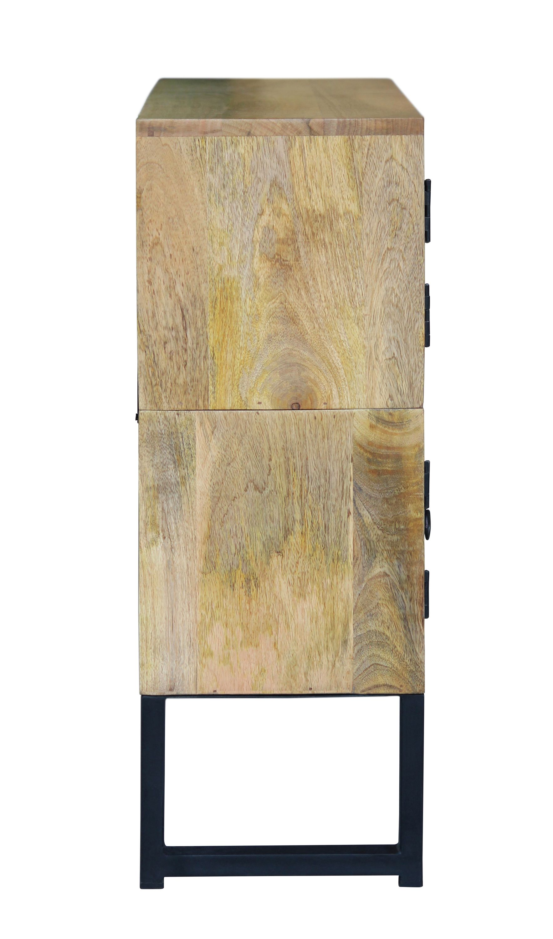 Sideboard Holz Vintage REMI 140 x 80 cm