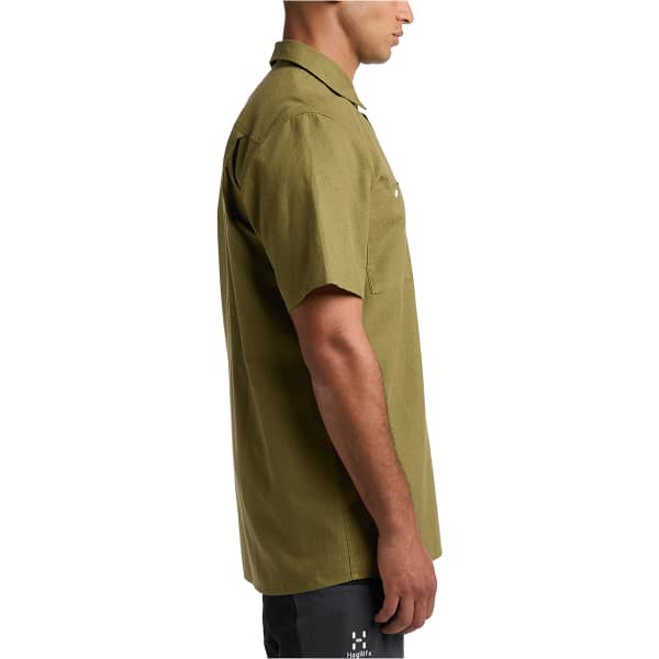 Chemise randonnée HAGLÖFS HAGLOFS CURIOUS HEMP SS SHIRT OLIVE GREEN