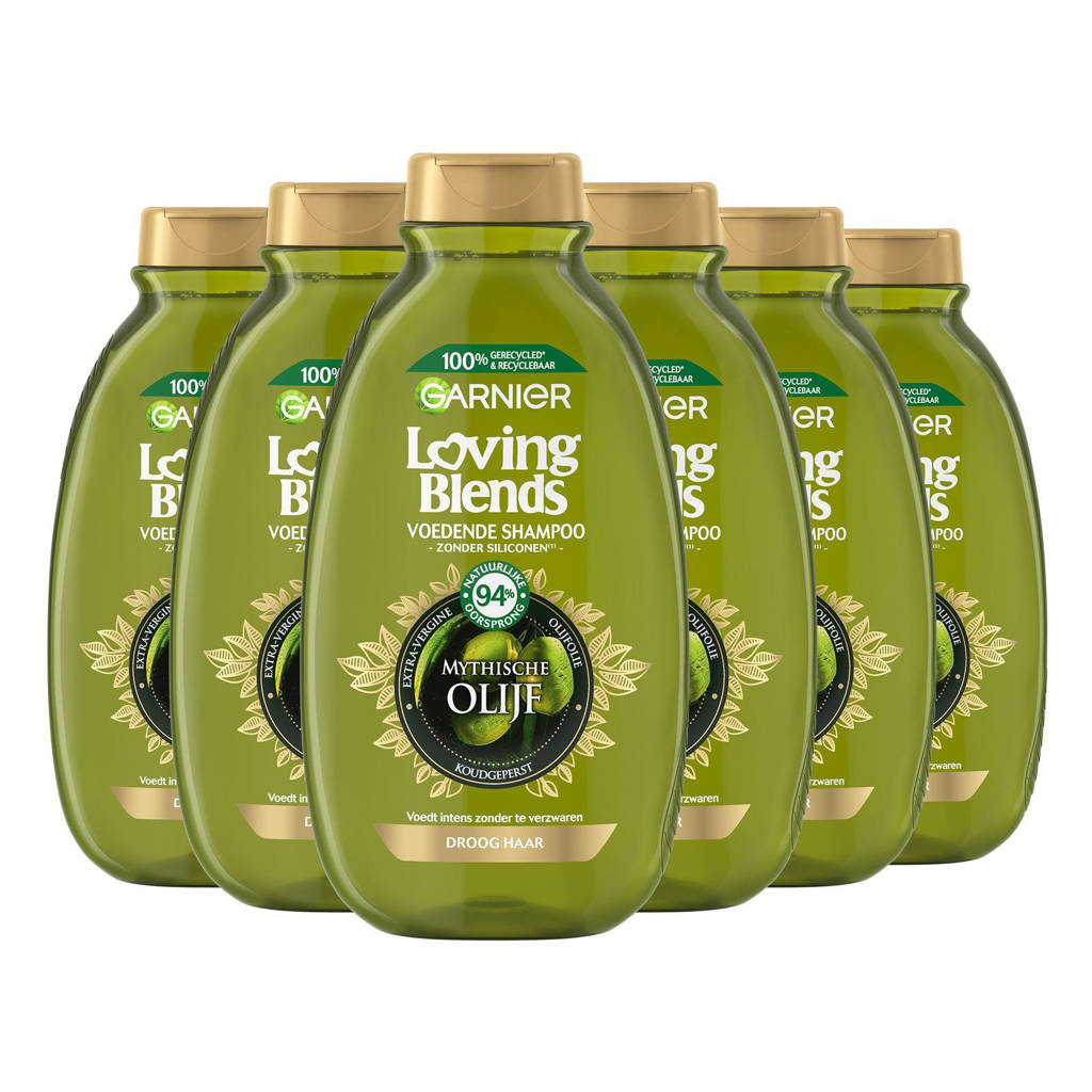 Fijne shampooMythische Olijf shampoo - 6 x 300 ml - voordeelverpakking