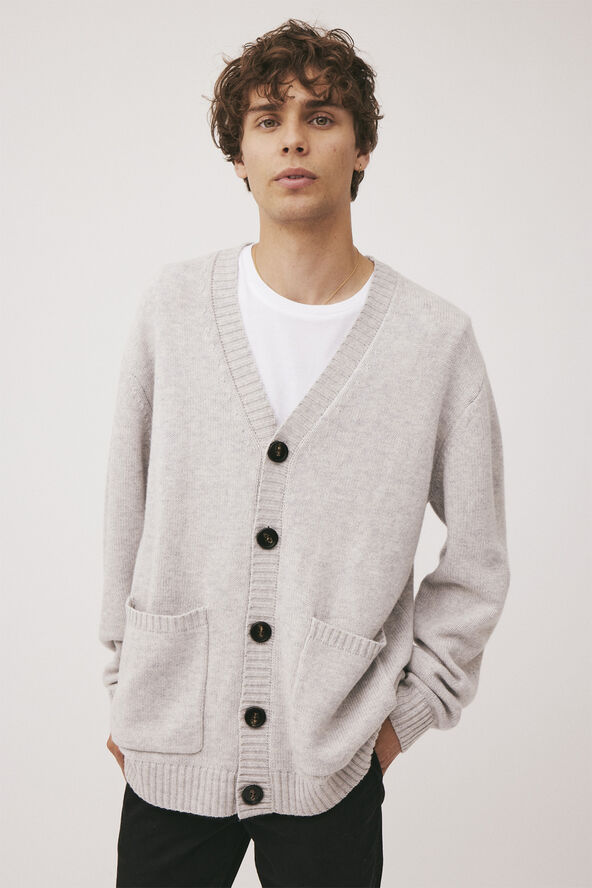 Magasin du Nord Collection Ethan 1 RWS Cashmere & Uldmix Light grey melange