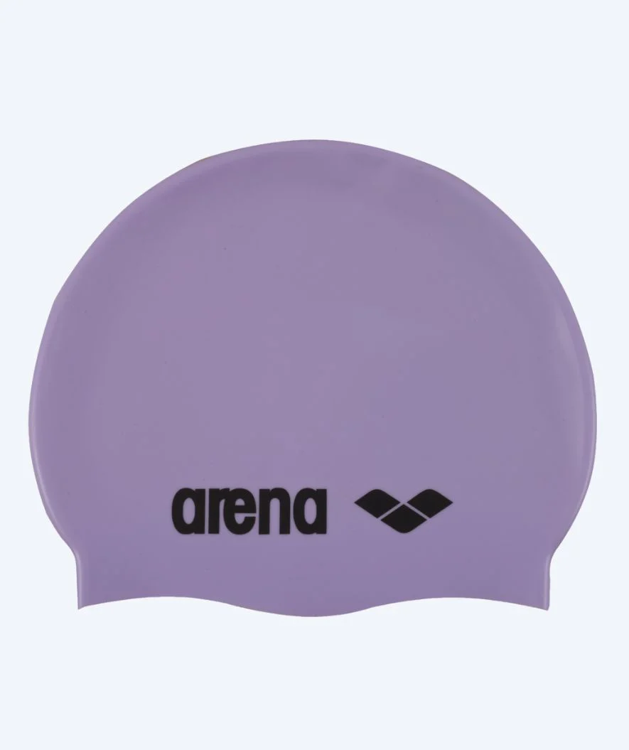 Arena badehætte - Classic Silikone - Lilla/sort