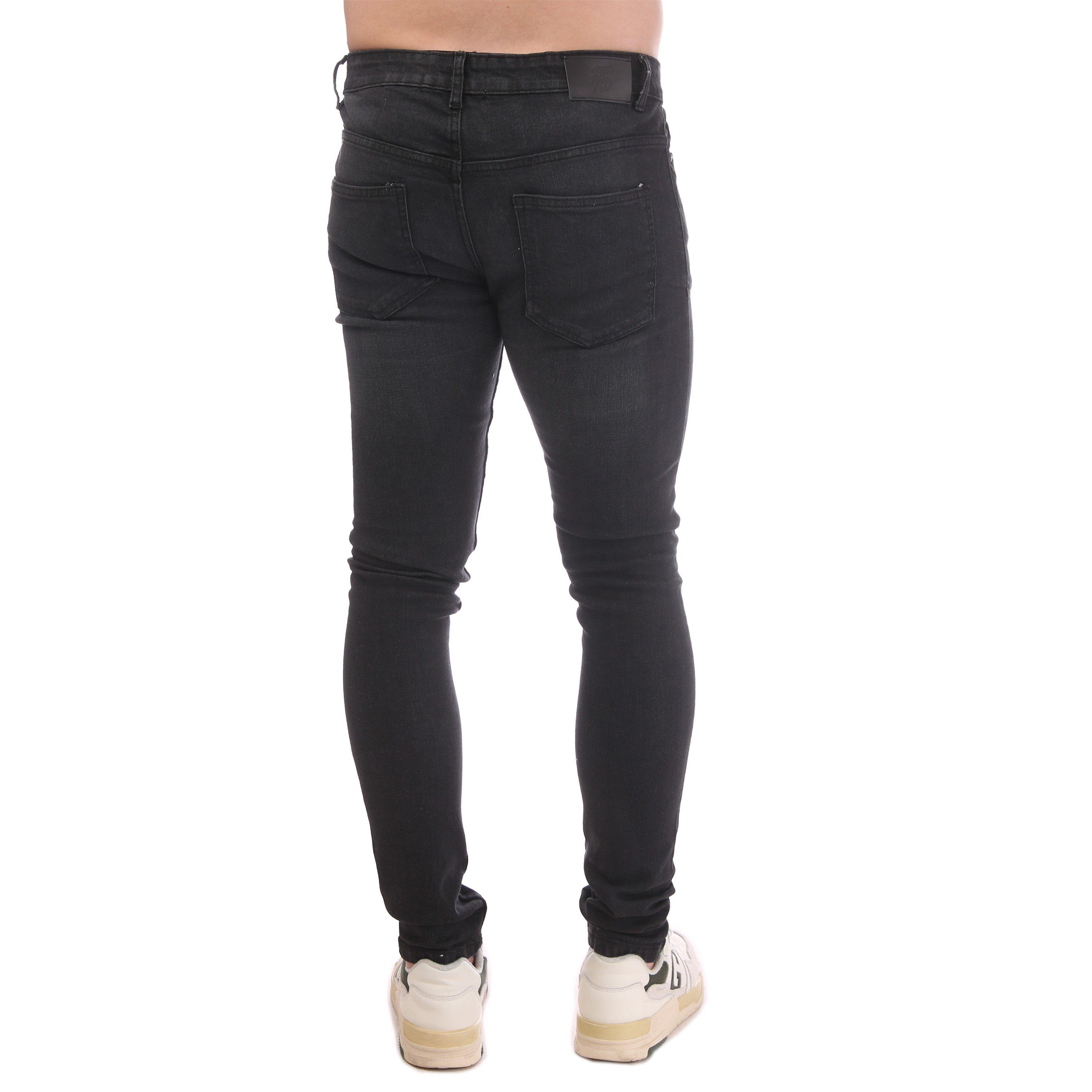 DFND London Roar Ripped Denim Jeans