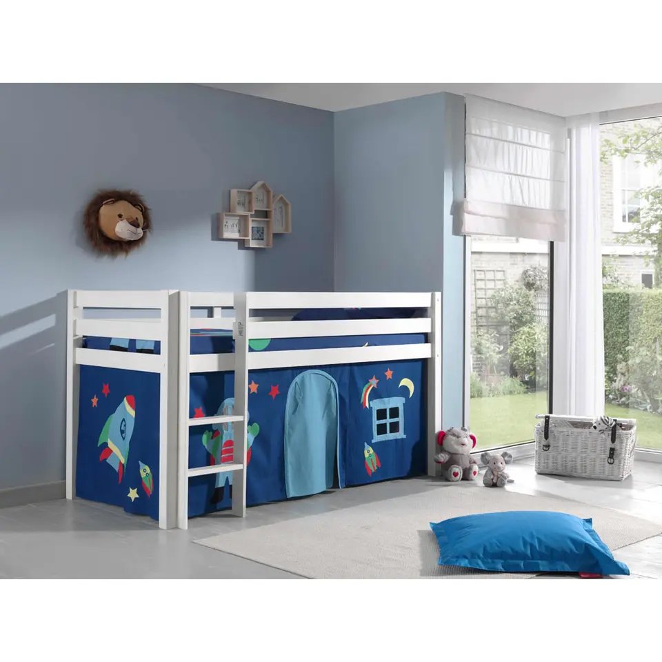 Vipack speelgordijn Astro - blauw - 235x140x0,5 cm