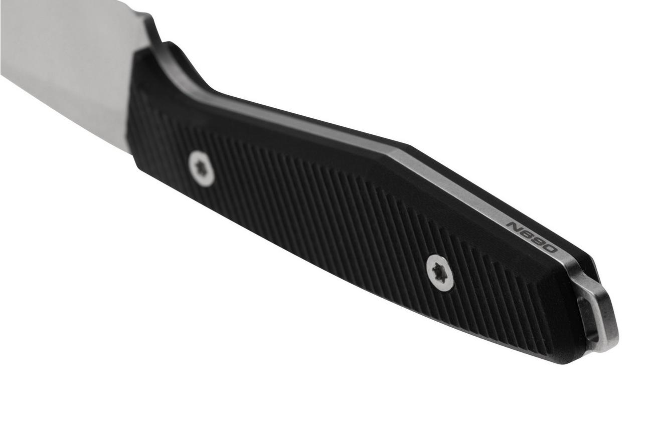 Böker Daily Knives AK1 American Tanto 129504, Black G10 vaststaand mes, Alex Kremer design