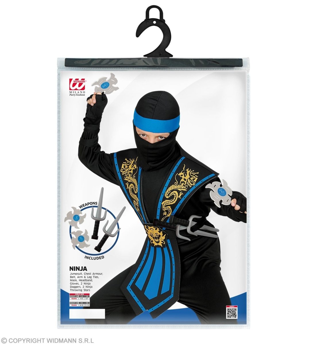 Ninja Pak Blauw Jongen