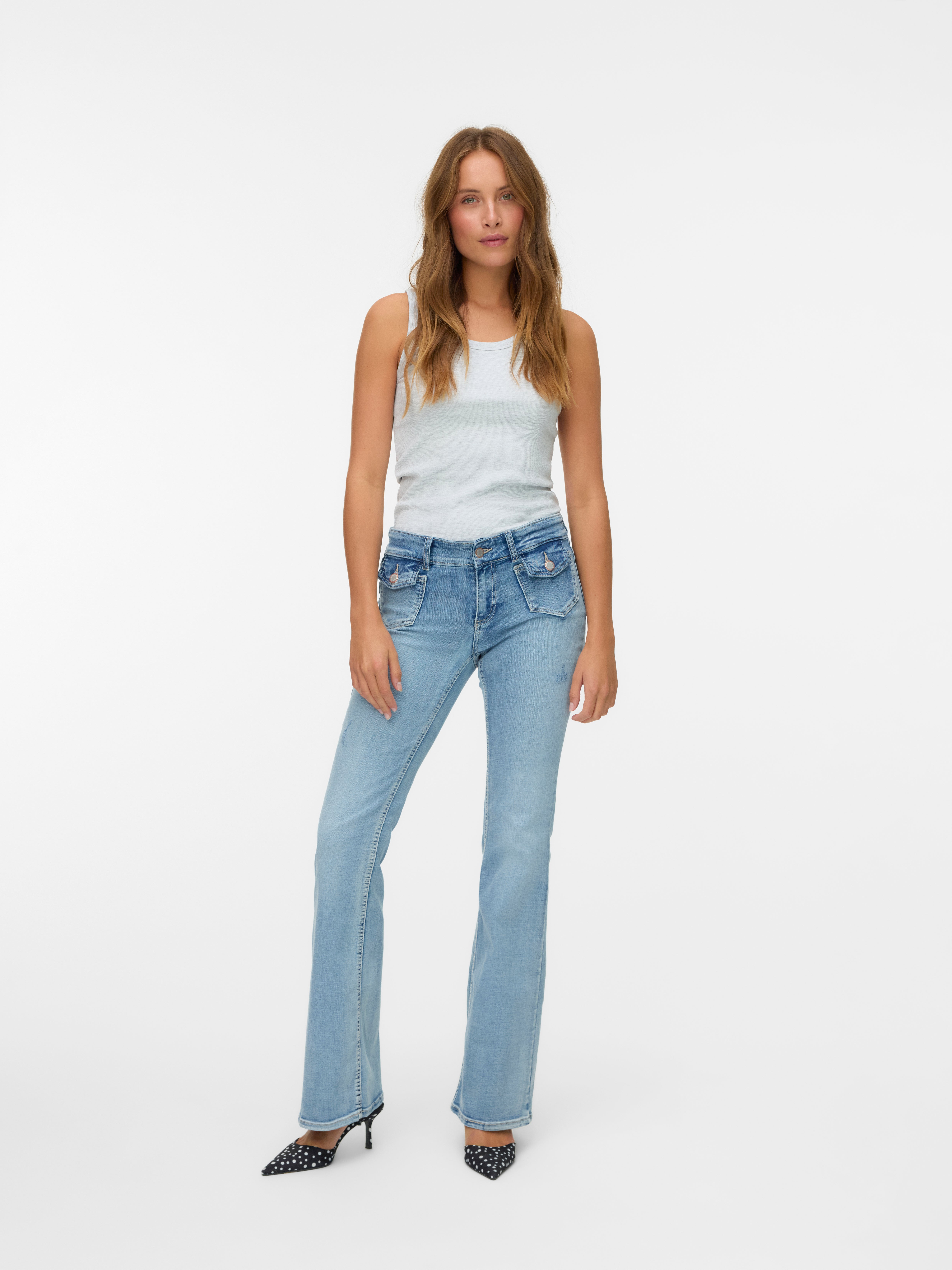 VMJEAN Low rise Flared fit Jeans