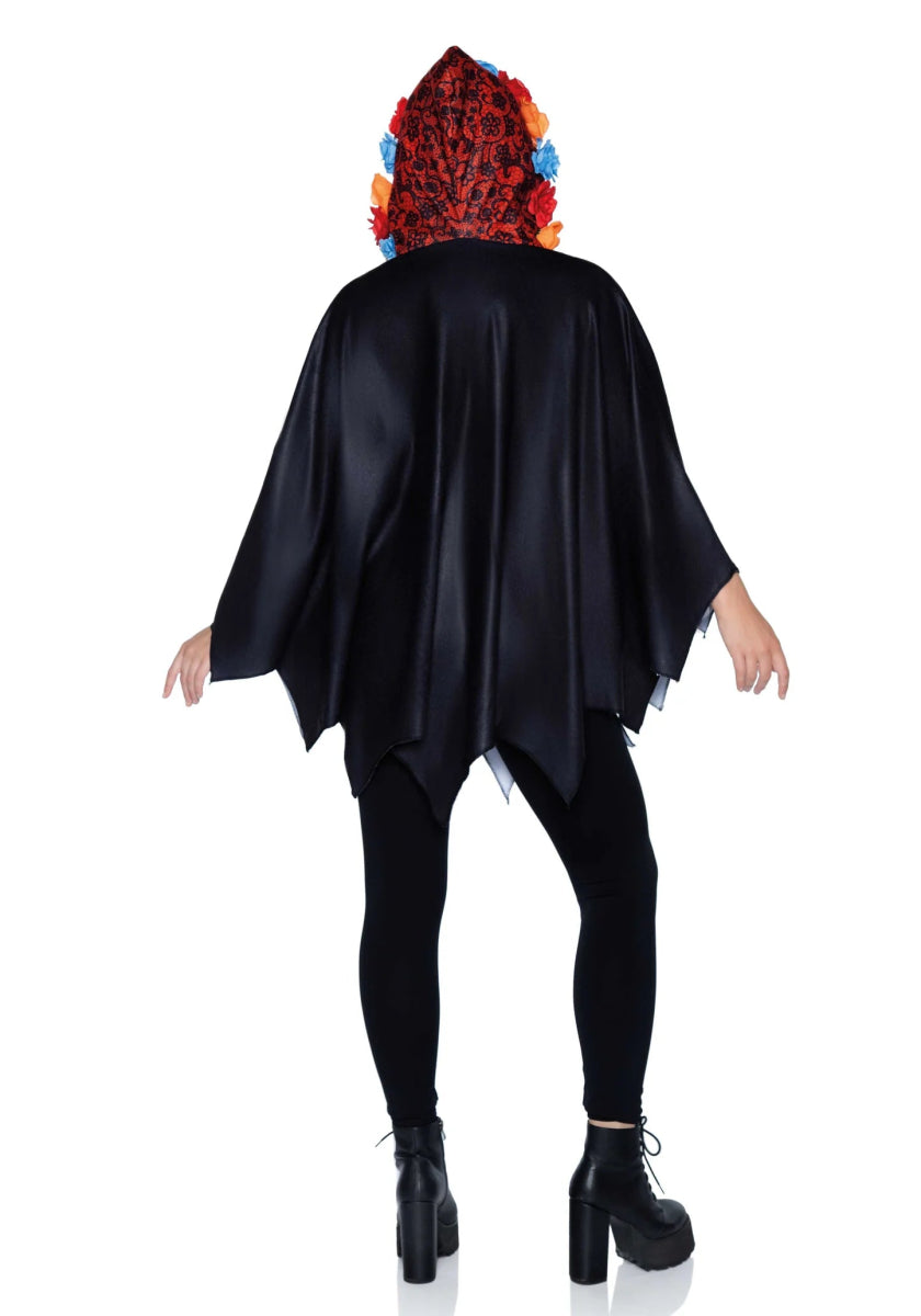 Dia De Los Muertos Poncho Dames Leg Avenue
