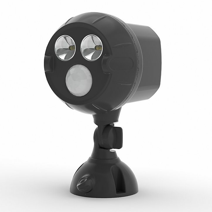 2 projecteurs extérieurs LED 400 lm IP66 noir 17,8 x 17 cm Mr Beams