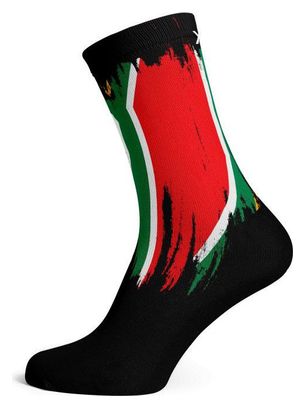 Paire de Chaussettes - SA Splash Black Crew Socks - Afrique du Sud