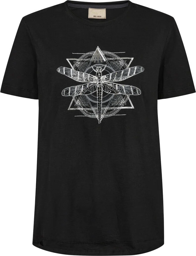 Mos Mosh MMGull O-SS Deco Tee Black