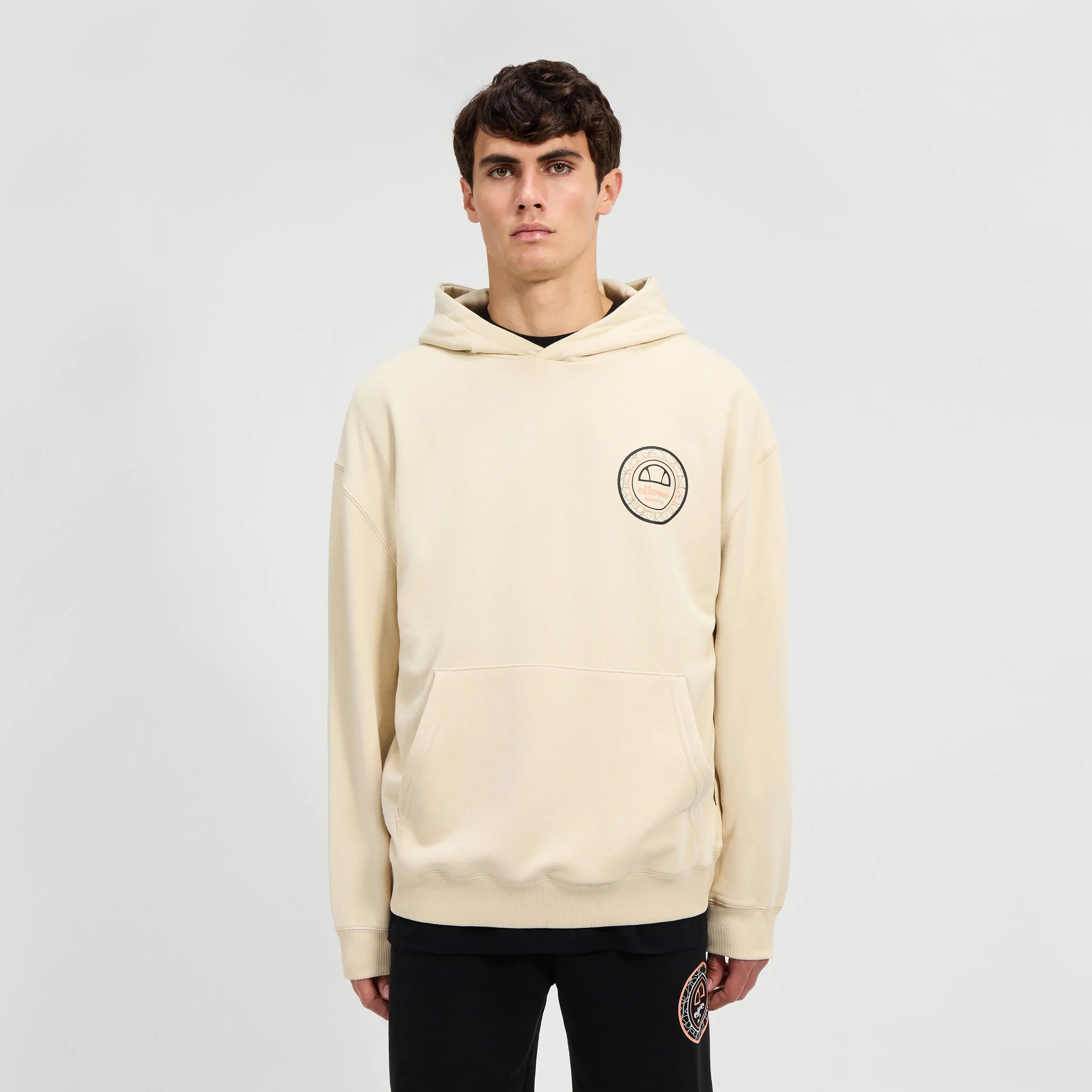 Ellesse Levante Sweat À Capuche Hommes - Beige