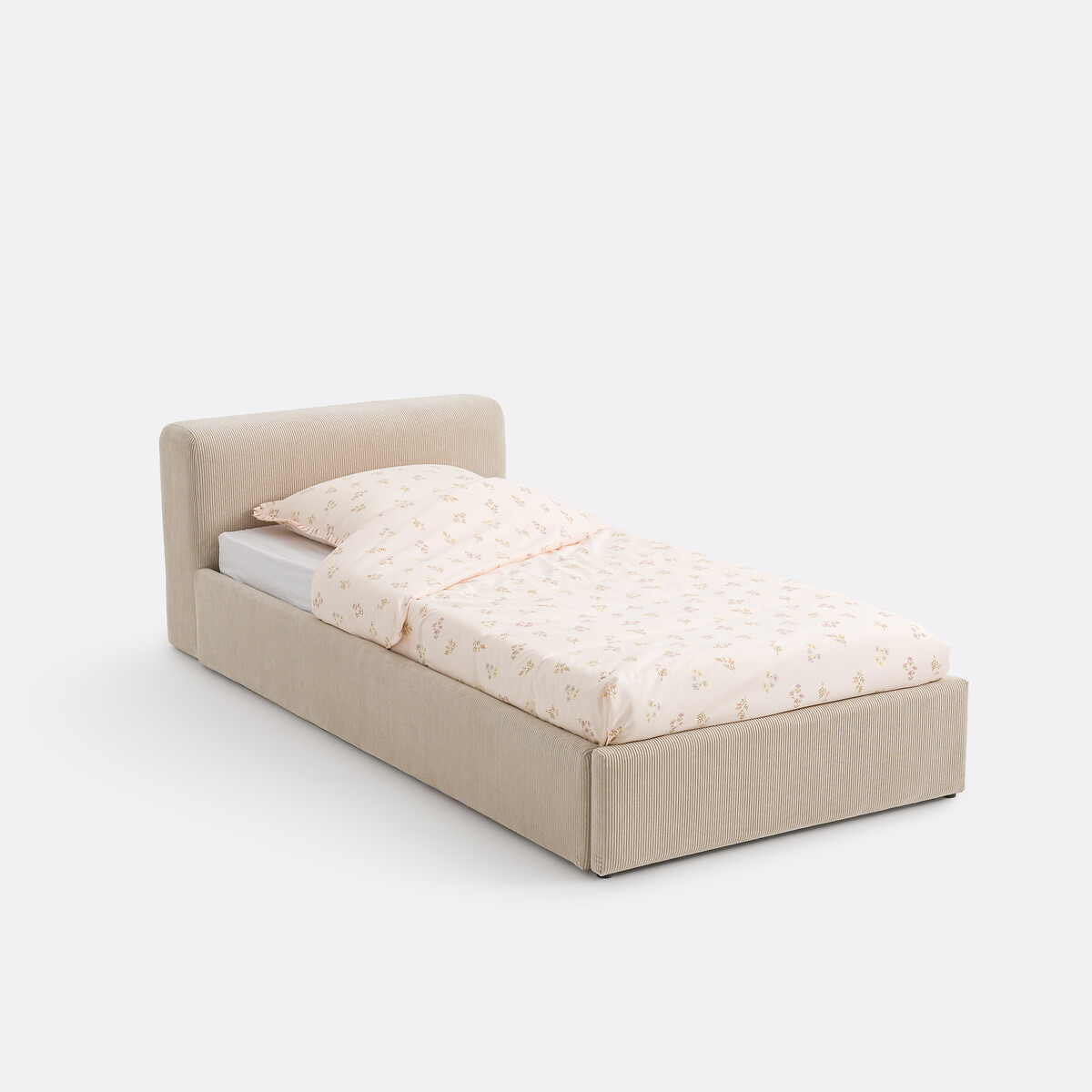 LA REDOUTE INTERIEURS<br>Cama de veludo cotelê com lade Taglia