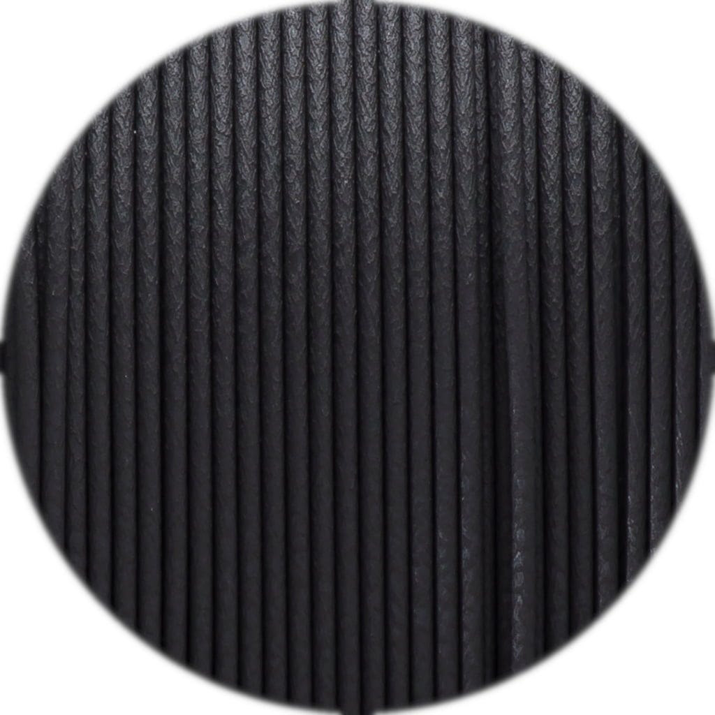 Fiberlogy  MattFlex 40D Schwarz, 1,75 mm / 850 g    Flexibles Filament mit matter Oberfläche und hohen Beständigkeiten