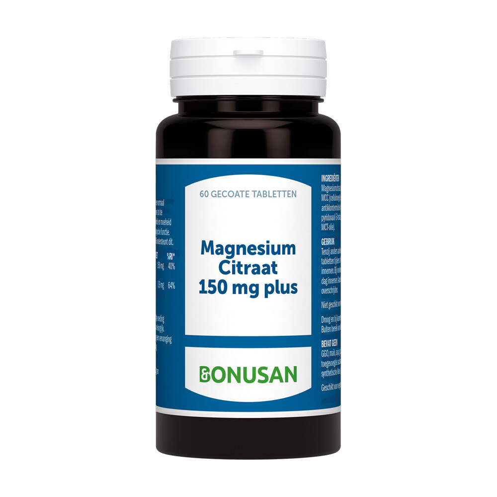 Bonusan Magnesiumcitraat 150mg 60 tabletten