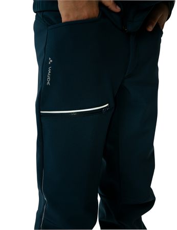 QIMSA Kinder-Softshellhose  dark sea  158164