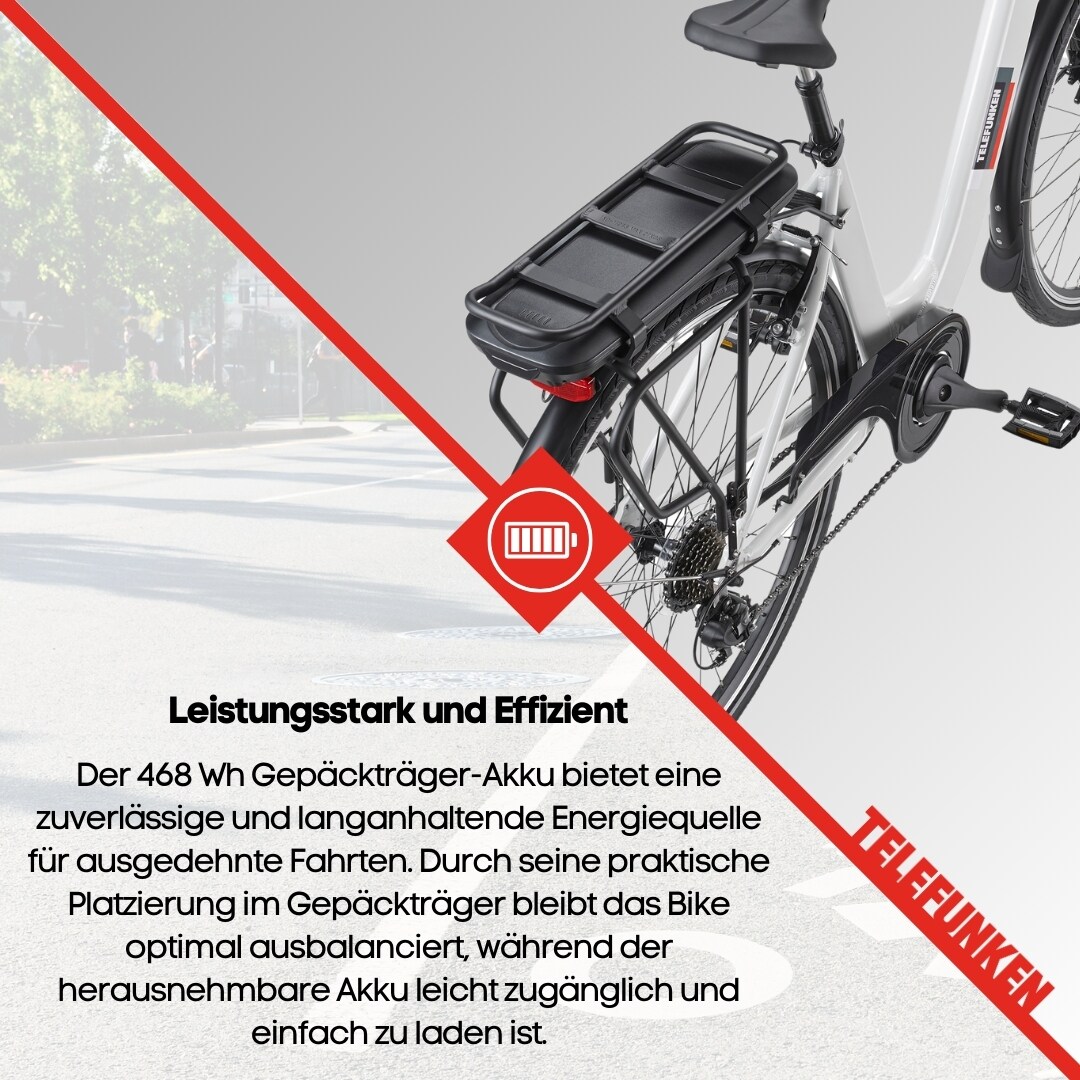 TELEFUNKEN RC825 E-City-Bike 28