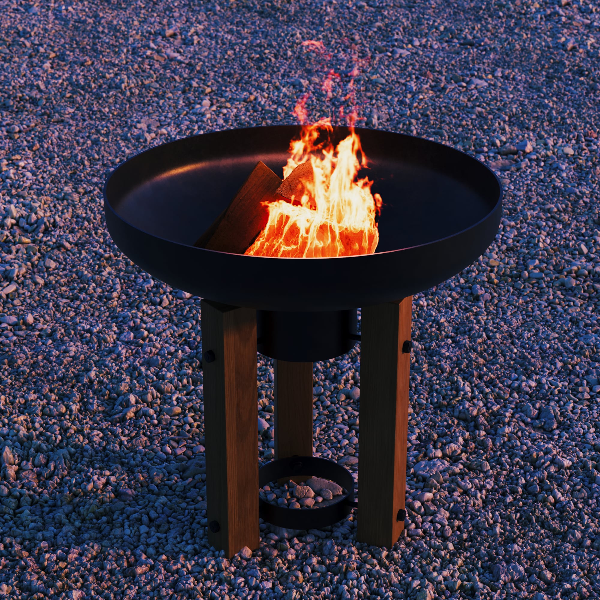 Feuerschale mit Gestell Ø 70 cm